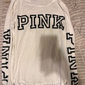 Pink Long Sleeve Night Shirt